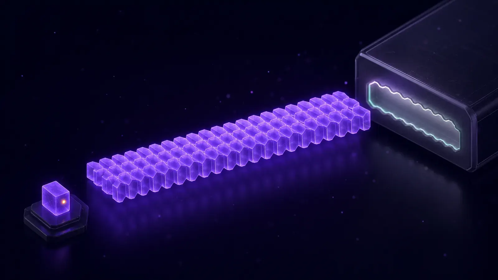 Isometric illustration about master data in ecommerce: a flawless structure grows from a skewed seed and does not fit its destination.